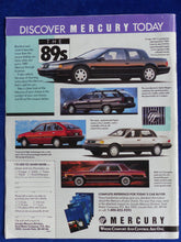 Lade das Bild in den Galerie-Viewer, Mercury 50 Years of Innovation 50th Anniversary - US-Prospekt Brochure 1988 USA