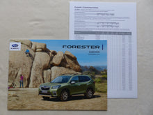 Lade das Bild in den Galerie-Viewer, Subaru Forester Zubehör MJ 2020 - Prospekt Brochure + Preisliste 11.2019