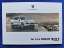 Lade das Bild in den Galerie-Viewer, Porsche Cayenne Turbo S MJ 2013 - Hardcover Prospekt Brochure 10.2012