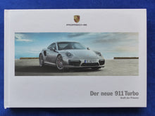 Lade das Bild in den Galerie-Viewer, Porsche 911 Turbo S Typ 991 MJ 2016 - Hardcover Prospekt Brochure 12.2015