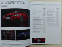Lade das Bild in den Galerie-Viewer, BMW M4 Coupe Cabrio Typ F82 F83 MJ 2019 - Prospekt Preisliste Brochure 03.2019