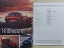 Lade das Bild in den Galerie-Viewer, BMW M4 Coupe Cabrio Typ F82 F83 MJ 2020 - Prospekt Preisliste Brochure 07.2019