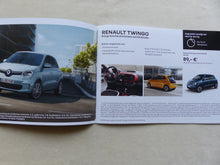 Lade das Bild in den Galerie-Viewer, Renault Programm 2021 Twingo Clio Kangoo Zoe Captur - Prospekt Brochure 06.2021