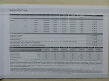 Lade das Bild in den Galerie-Viewer, Subaru XV Platinum MJ 2021 - Prospekt Brochure + Preisliste 01.2021