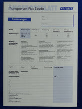 Lade das Bild in den Galerie-Viewer, Fiat Scudo Transporter MJ 1996 - Prospekt Brochure + Daten + Preisliste 11.1995