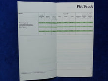 Lade das Bild in den Galerie-Viewer, Fiat Scudo Transporter MJ 1996 - Prospekt Brochure + Daten + Preisliste 11.1995