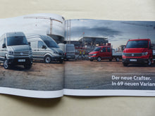Lade das Bild in den Galerie-Viewer, VW Crafter Kastenwagen Kombi Pritsche MJ 2017 - Prospekt Brochure 02.2017