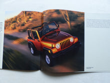 Lade das Bild in den Galerie-Viewer, Jeep Modellprogramm 2002 Grand Cherokee Wrangler - Prospekt + Preisliste 10.2001