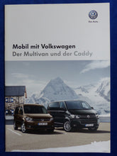 Lade das Bild in den Galerie-Viewer, VW Einstiegshilfen Fahrhilfen für Multivan & Caddy - Prospekt Brochure 05.2014