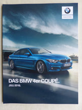 Lade das Bild in den Galerie-Viewer, BMW 4er Coupe 440i Typ F32 MJ 2019 - Prospekt Preisliste Brochure 07.2018 - car-brochure