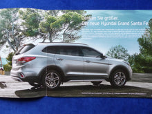 Lade das Bild in den Galerie-Viewer, Hyundai Grand Santa Fe MJ 2017 - Prospekt Brochure + Preisliste 05.2016