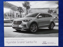 Lade das Bild in den Galerie-Viewer, Hyundai Grand Santa Fe MJ 2017 - Prospekt Brochure + Preisliste 05.2016