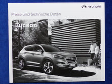 Lade das Bild in den Galerie-Viewer, Hyundai Tucson MJ 2018 - Prospekt Brochure + Preisliste 01.2018
