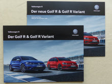 Lade das Bild in den Galerie-Viewer, VW Golf R Variant TSI 4Motion MJ 2018 - Prospekt Brochure + Preisliste 08.2017