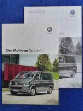 Lade das Bild in den Galerie-Viewer, VW Bus T5 Multivan Special MJ 2015 - Prospekt Brochure + Preisliste 05.2014