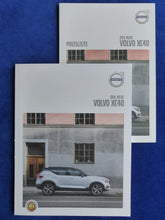 Lade das Bild in den Galerie-Viewer, Volvo XC40 MJ 2019 - Prospekt Brochure + Preisliste 08.2018