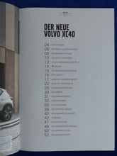 Lade das Bild in den Galerie-Viewer, Volvo XC40 MJ 2019 - Prospekt Brochure + Preisliste 08.2018