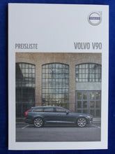 Lade das Bild in den Galerie-Viewer, Volvo V90 CC Ocean Race - Preisliste MJ 2019 - Prospekt Brochure 03.2018