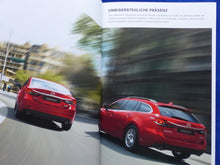 Lade das Bild in den Galerie-Viewer, Mazda 6 Limousine Kombi MJ 2016 - Prospekt Brochure + Preisliste 10.2015