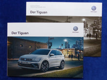 Lade das Bild in den Galerie-Viewer, VW Tiguan R-Line 4Motion MJ 2018 - Prospekt Brochure + Preisliste 11.2017