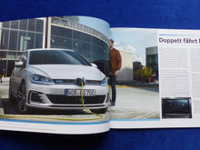Lade das Bild in den Galerie-Viewer, VW Golf GTE Plug-In-Hybrid MJ 2018 - Prospekt Brochure + Preisliste 11.2017