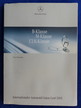 Lade das Bild in den Galerie-Viewer, Mercedes-Benz CLK B-Klasse M-Klasse AMG - Pressemappe CD-Rom press-kit Genf 2005