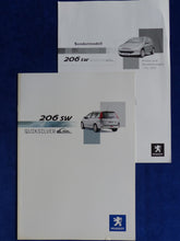 Lade das Bild in den Galerie-Viewer, Peugeot 206 SW Quiksilver Limited 1 of 1000 - Prospekt + Preisliste 05.2004