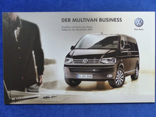 Lade das Bild in den Galerie-Viewer, VW Bus T5 Multivan Business MJ 2012 - Prospekt Brochure + Preisliste 11.2011
