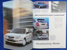 Lade das Bild in den Galerie-Viewer, Mazda Programm 1999 - 323 626 Demio MX-5 Xedos - Prospekt + Preisliste 01.1999