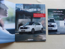 Lade das Bild in den Galerie-Viewer, Honda e MJ 2021 Elektroauto E-Motor - Prospekt Brochure + Preisliste 09.2020