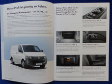 Lade das Bild in den Galerie-Viewer, VW T5 Transporter Bild Profi-Transporter MJ 2012 - Prospekt Brochure 09.2011