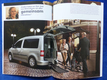 Lade das Bild in den Galerie-Viewer, VW Einstiegshilfen Fahrhilfen Multivan Caddy MJ 2012 - Prospekt Brochure 08.2011