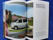 Lade das Bild in den Galerie-Viewer, VW Bus T5 Multivan Highline MJ 2009 - Prospekt Brochure + Preisliste 11.2008