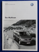 Lade das Bild in den Galerie-Viewer, VW Bus T5 Multivan Highline MJ 2009 - Prospekt Brochure + Preisliste 11.2008