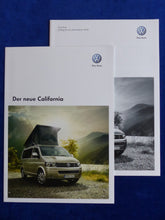 Lade das Bild in den Galerie-Viewer, VW Bus T5 California Beach MJ 2010 - Prospekt Brochure + Preisliste 09.2009