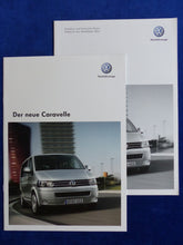 Lade das Bild in den Galerie-Viewer, VW Bus T5 Caravelle MJ 2011 - Prospekt Brochure + Preisliste 05.2010