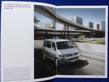 Lade das Bild in den Galerie-Viewer, VW Bus T5 Caravelle MJ 2011 - Prospekt Brochure + Preisliste 05.2010