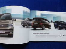 Lade das Bild in den Galerie-Viewer, VW T6 Multivan 70 Jahre Edition MJ 2018 - Prospekt Brochure + Preisliste 06.2017
