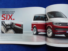Lade das Bild in den Galerie-Viewer, VW T6 Multivan 70 Jahre Edition MJ 2018 - Prospekt Brochure + Preisliste 06.2017