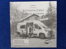 Lade das Bild in den Galerie-Viewer, Bürstner Campeo C640 Reisemobil Van - Prospekt Brochure + Preisliste 02.2020