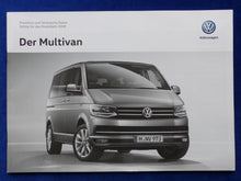 Lade das Bild in den Galerie-Viewer, VW T6 Multivan 70 Jahre Edition MJ 2018 - Prospekt Brochure + Preisliste 06.2017