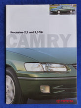 Lade das Bild in den Galerie-Viewer, Toyota Camry S Limousine MJ 1998 - Prospekt Brochure + Daten 11.1997