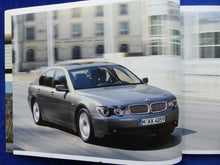 Lade das Bild in den Galerie-Viewer, BMW 7er 745i 760i 740d E65 MJ 2003 - Prospekt Brochure + Preisliste 09.2002