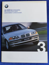 Lade das Bild in den Galerie-Viewer, BMW 3er Limousine 328i 330d E46 MJ 2000 - Prospekt Brochure 02.1999