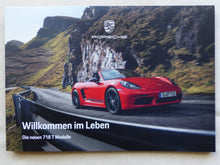 Lade das Bild in den Galerie-Viewer, Porsche 718 T Cayman Boxster MJ 2019 - Prospekt Brochure 12.2018