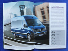 Lade das Bild in den Galerie-Viewer, VW Crafter Kastenwagen Kombi MJ 2013 - Prospekt Brochure + Preisliste 06.2012