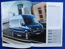 Lade das Bild in den Galerie-Viewer, VW Crafter EcoProfi Kombi Kastenwagen MJ 2014 - Prospekt + Preisliste 01.2014