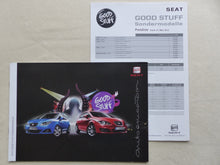 Lade das Bild in den Galerie-Viewer, Seat Good Stuff Edition Ibiza Leon Altea Prospekt Brochure + Preisliste 03.2010