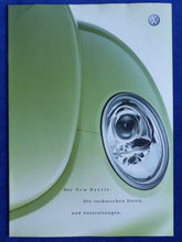 Lade das Bild in den Galerie-Viewer, VW New Beetle MJ 2003 - Prospekt Brochure + Daten & Ausstattungen 10.2002