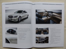 Lade das Bild in den Galerie-Viewer, Mercedes-Benz Vorteile S-Klasse S 500 MJ 2014 - Prospekt Brochure 05.2013